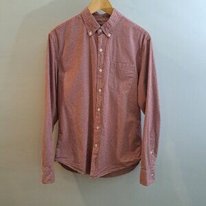 J. Crew Men's Medium Mercantile Flex Long Sleeve Button Down Shirt Style #J5291